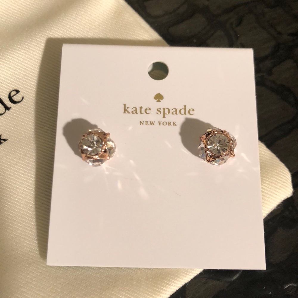 Kate Spade Rose Gold Marmalade Stud Earrings